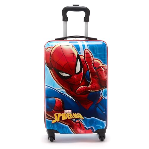 Disney Store Official - Spider-Man - Koffer - 31 x 21 x 53 cm - Trolley in Blau und Rot für Kinder - Mit Teleskopgriff, multidirektionalen Rollen und Innenfach von Disney Store