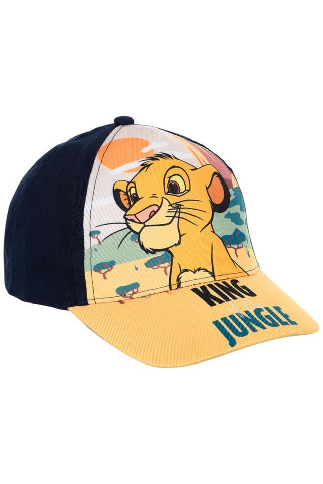 Disney The Lion King Baseball Cap Simba - King of the Jungle Jungen Sommerkappe Größe 52-54 cm von Disney The Lion King