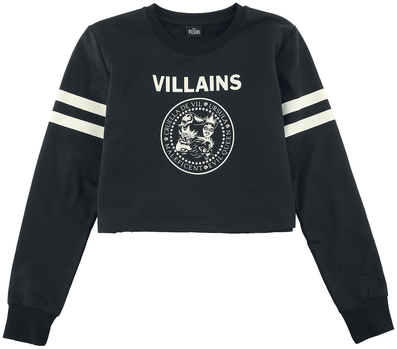 Disney - Disney Sweatshirt - Villains - Kids - Villains United - 140 bis 176 - für Mädchen - Größe 164 - schwarz  - Lizenzierter Fanartikel von Disney