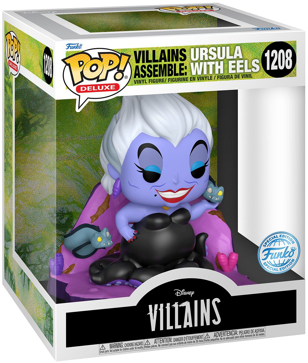 Arielle, die Meerjungfrau Ursula with Eels (Pop! Deluxe) Vinyl Figur 1208 Funko Pop! multicolor von Arielle, die Meerjungfrau