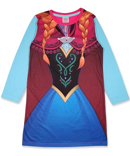 Anna Die Eiskönigin Frozen Langarm Sich herausputzen Nachthemd/Nachthemd 6-7 Jahre 116-122 von Disney