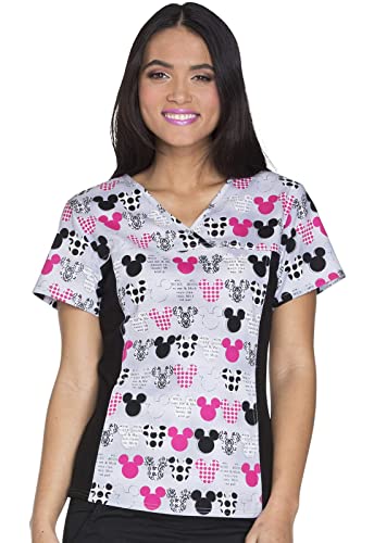 Cherokee Damen V-Ausschnitt Strick-Panel Top Hello Kitty Schmetterlinge, grau, 3X-Groß von Disney