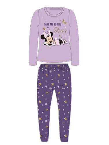 DISNEY 2 Teiliger Pyjama T-Shirt + Hose Kinder (2 bis 8 Jahre) Minnie Süßes Heißes – 2 Pack : Bedrucktes Pyjama-Set Mädchen Jungen Modell Dis MF 5204B959-S1-3 Jahre von Disney