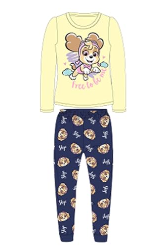 DISNEY 2 Teiliger Pyjama T-Shirt + Hose Kinder (2 bis 8 Jahre) Paw Patrol Süßes Heißes – 2 Pack : Bedrucktes Pyjama-Set Mädchen Jungen Modell PAW 52042783-S1-8 Jahre von Disney