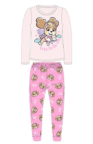 DISNEY 2 Teiliger Pyjama T-Shirt + Hose Kinder (2 bis 8 Jahre) Paw Patrol Süßes Heißes – 2 Pack : Bedrucktes Pyjama-Set Mädchen Jungen Modell PAW 52042783-S2-8 Jahre von Disney