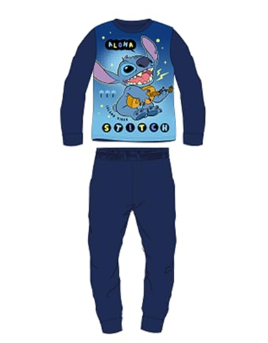 DISNEY 2 Teiliger Pyjama T-Shirt + Hose Kinder (2 bis 8 Jahre) Polar Lilo & Stitch Süßes Heißes – 2 Pack : Bedrucktes Pyjama-Set Mädchen Jungen Modell Dis LIS 5204C440-S1-4 Jahre von Disney