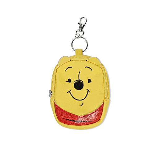 DISNEY Winnie Puuh Mini-Rucksack-Schlüsselanhänger, Gelb und Rot, Rot, Gelb und Schwarz, Einheitsgröße, Modern von Disney
