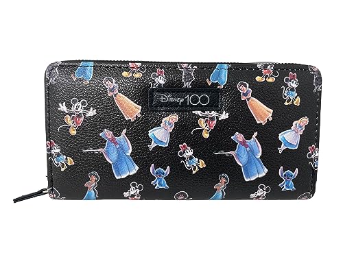 Disney 100th 8" PU Deluxe Wallet For Adult & Kid, Einheitsgröße, Geldbörse von Disney