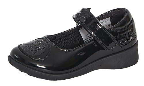 Disney Anna Elsa Mädchen-Schulschuhe für Kinder, schwarze Lackschuhe, strapazierfähige Sohle, einfach zu befestigender Riemen, Schwarz , 24 EU Disney Anna Elsa Mädchen-Schulschuhe für Kinder, schwarze Lackschuhe, strapazierfähige Sohle, einfach zu befestigender Riemen, Schwarz , 24 EU von Disney