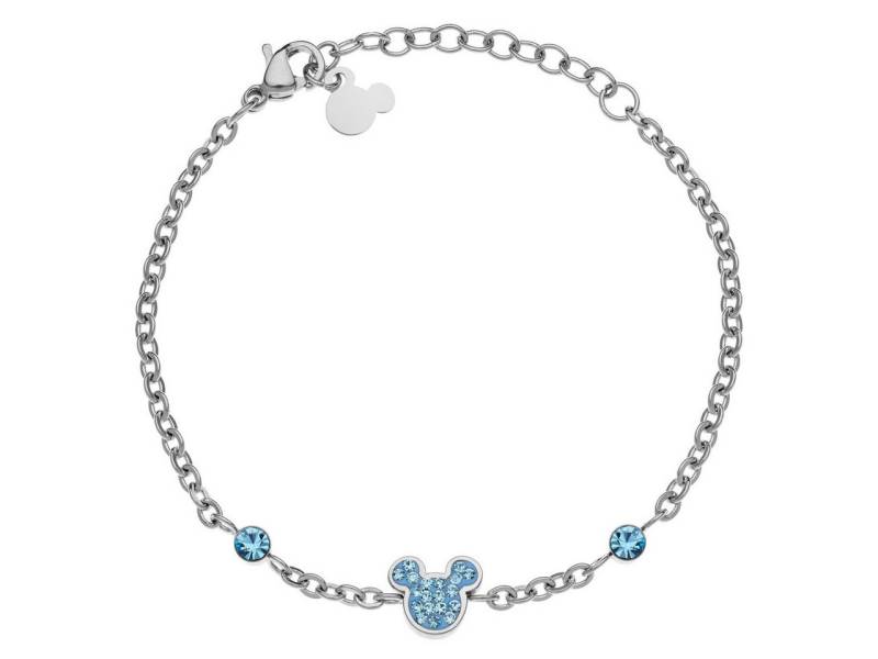 Disney Armband Disney Kinder Armband Mickey Mouse ©DISNEY silberfarben blau von Disney