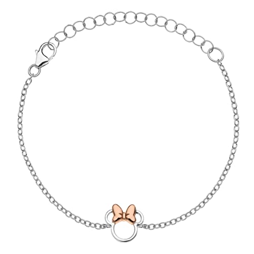 Disney-Armband aus Silber mit einer zentralen Figur, die Minnie darstellt (Geformt) von Disney