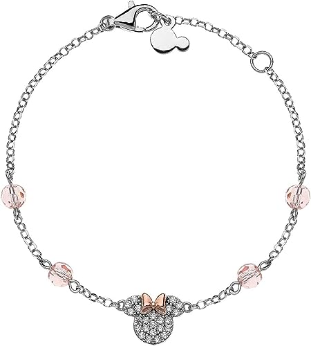 Disney-Armband aus Silber mit einer zentralen Figur, die Minnie darstellt (Minnie Brillantes) von Disney