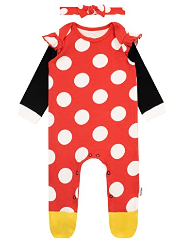 Disney Baby Mädchen Minnie Mouse Schlafanzug und Stirnband Set Rot 80 Disney Baby Mädchen Minnie Mouse Schlafanzug und Stirnband Set Rot 80 von Disney