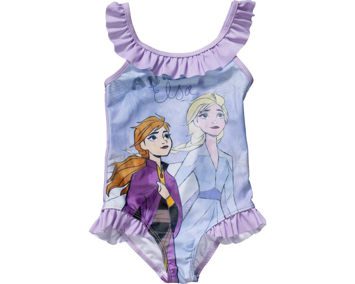 Disney Badeanzug Frozen Mädchen (1-St) Bademode, Monokini, Badebekleidung, Swimwear, Einteiler von Disney