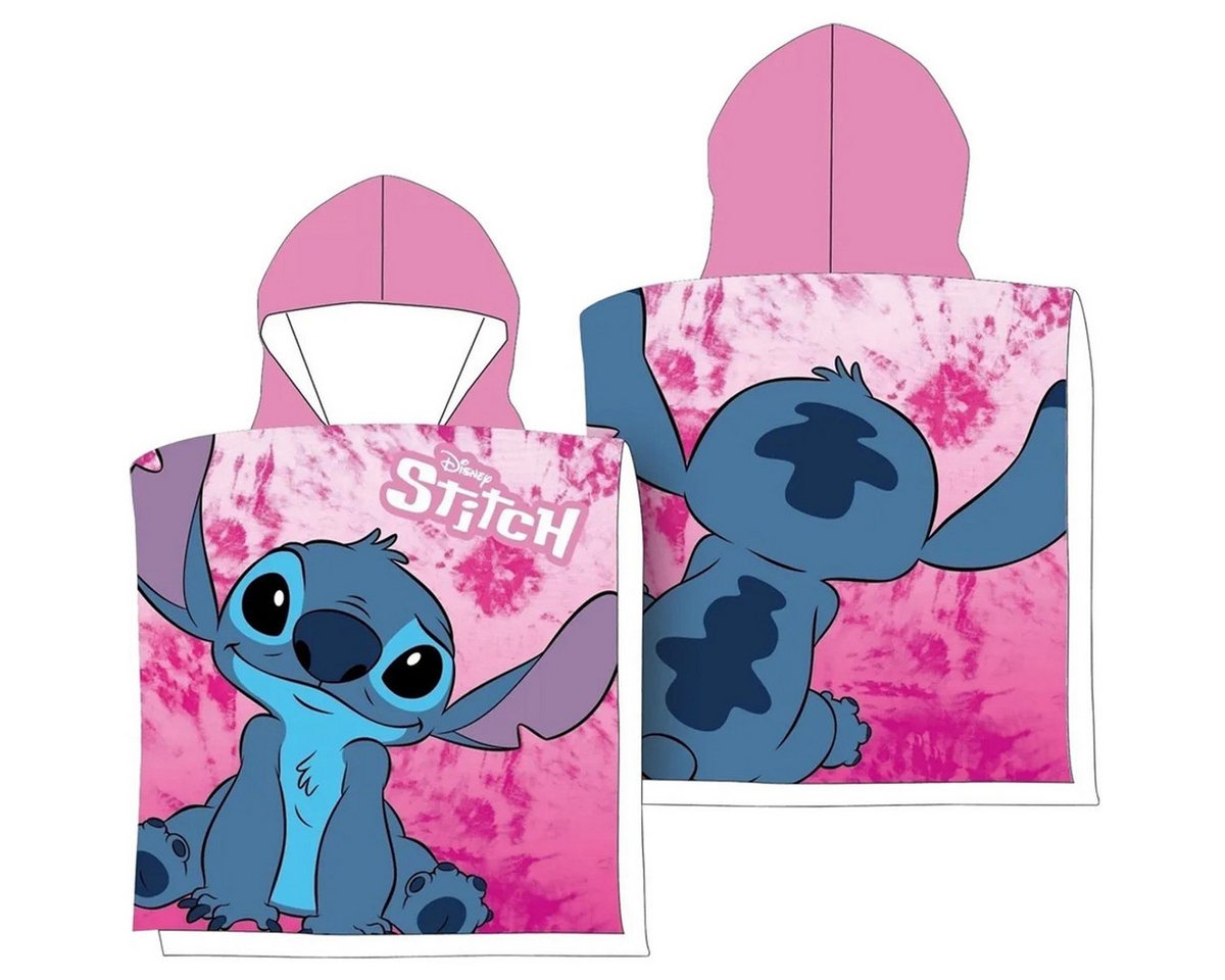 Disney Badeponcho Lilo & Stitch Mädchen, Lang, Frottee, Keine / nicht relevant, Schlupf, Badeponcho, Bademantel, Badehandtuch, Badetextilien, Cardigan von Disney