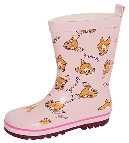 Disney Bambi Gummistiefel für Mädchen, Gummistiefel für Kinder, rose, 27 EU von Disney