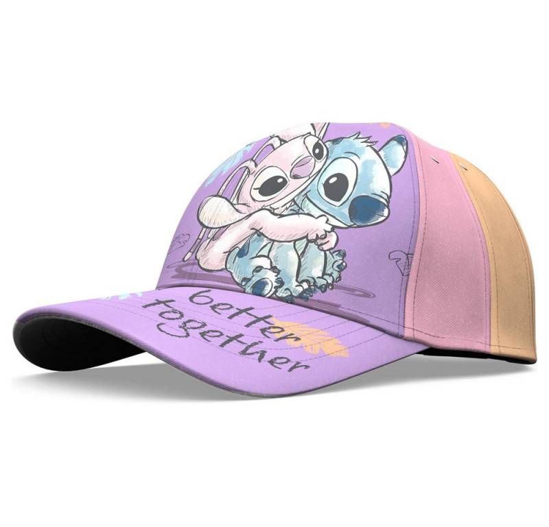 Disney Baseball Cap Basecap Lilo & Stitch Kinder Cap Verstellbar Mädchen Sonnenschutz 100 % Baumwolle von Disney