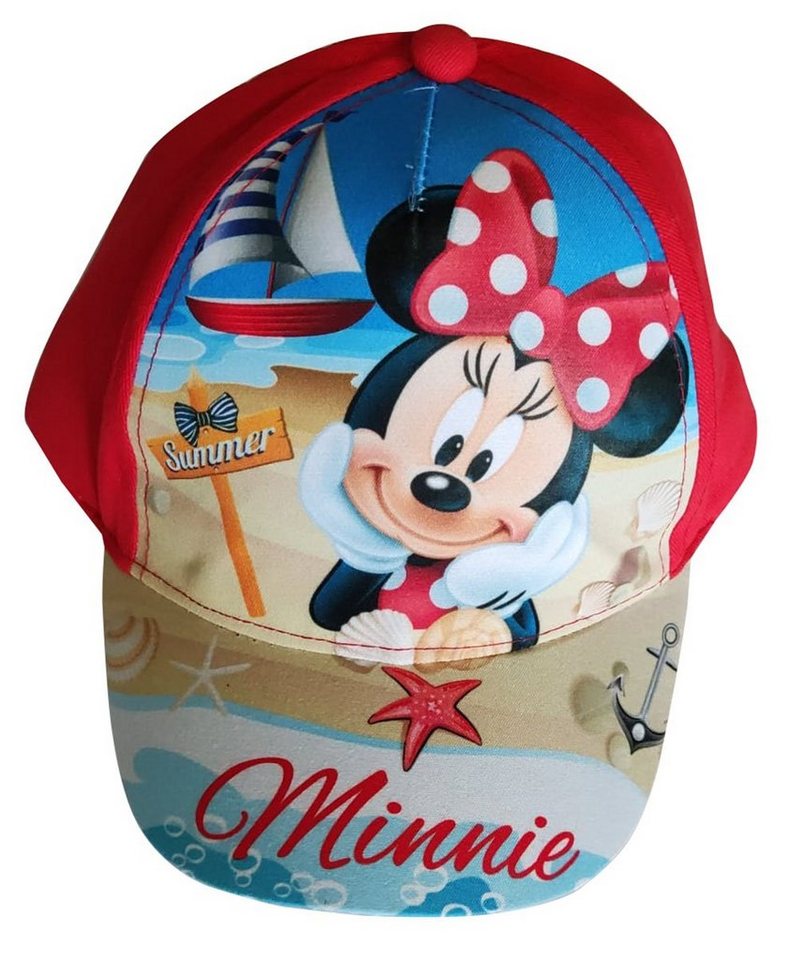 Disney Baseball Cap Minnie Maus Kappe Summer" für Kinder rot Gr. 50" von Disney