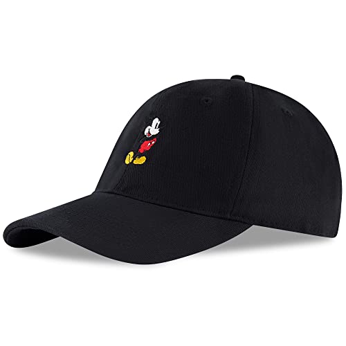 Disney Baseballkappe für Herren, Mickey Mouse, verstellbare Mütze für Erwachsene, Schwarz, L/XL von Disney