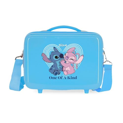 Disney Unisex Kinder Fun Stitch Reisezubehör Kosmetikkoffer, blau, Einheitsgröße, Nececer Anpassungsfähig von Disney