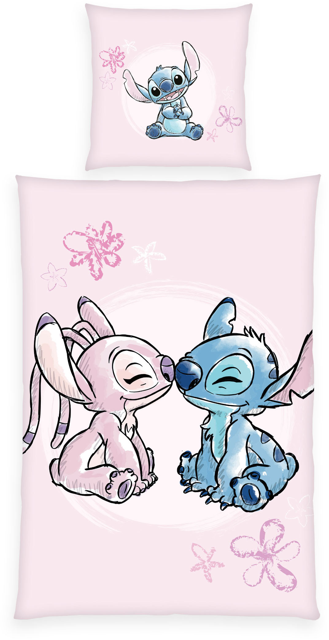 Disney Bettwäsche "Disney Stitch" 2 Stk. tlg. Wendebettwäsche von Disney