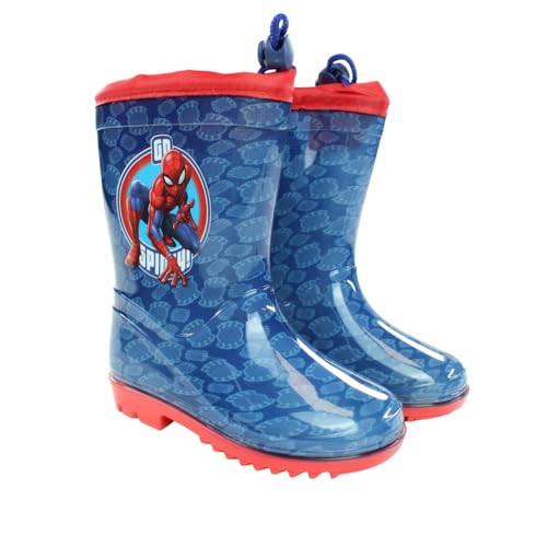 Disney Botte Avengers Junge Rain Boot, BLEU, 30 EU von Disney