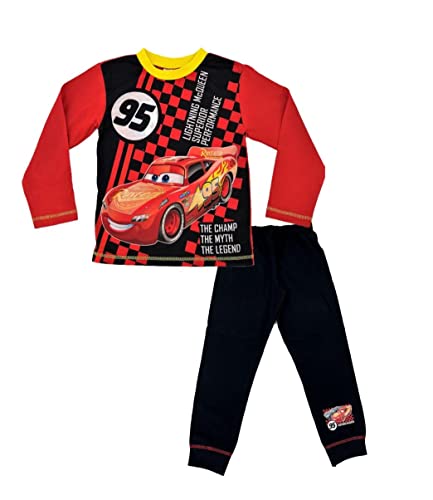 Disney Cars Jungen 2-teiliges Pyjama-Set, mehrfarbig, 7-8 Jahre von Disney