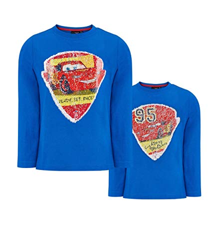 Disney Cars Jungen Langarmshirt Blau 98 von Disney