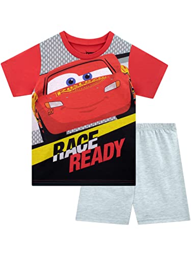 Disney Cars Pyjama Lightning McQueen Kinder Pyjama kurz für Jungen Mehrfarbig 140 von Disney