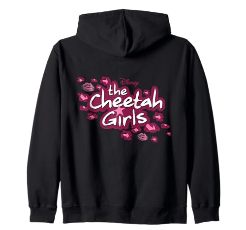 Disney Channel The Cheetah Girls Logo Pink Animal Print Kapuzenjacke von Disney