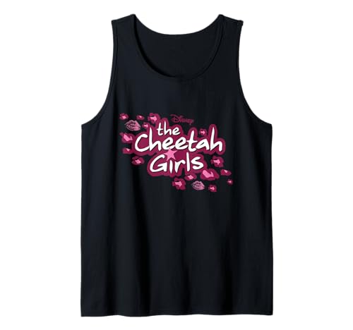 Disney Channel The Cheetah Girls Logo Pink Animal Print Tank Top von Disney