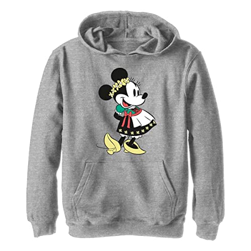 Disney Characters Dirndl Basics Boy's Hooded Pullover Fleece, Athletic Heather, Small von Disney