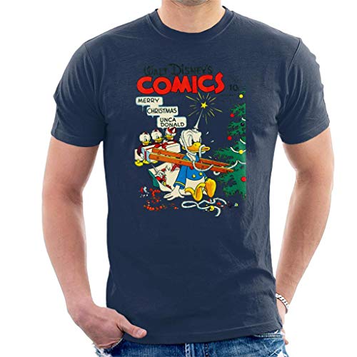 Disney Christmas Donald Duck Xmas Tree Chaos Men's T-Shirt von Disney