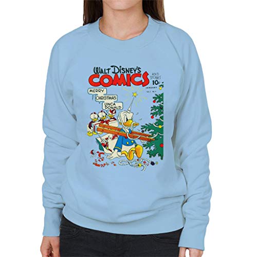 Disney Christmas Donald Duck Xmas Tree Chaos Women's Sweatshirt von Disney