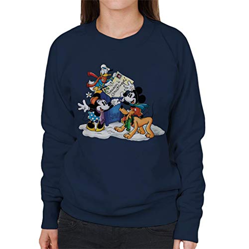 Disney Christmas Mickey Mouse Mailing Seasons Greetings Women's Sweatshirt von Disney