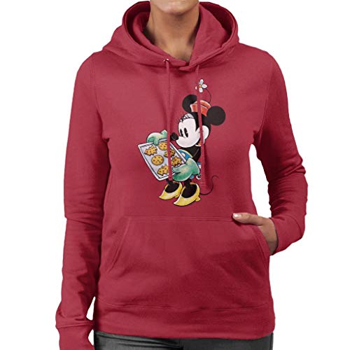 Disney Christmas Minnie Mouse Festive Baking Women's Hooded Sweatshirt von Disney