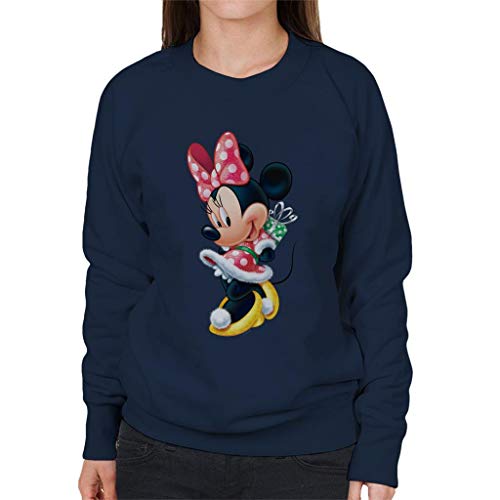Disney Christmas Minnie Mouse Hiding Present Women's Sweatshirt von Disney