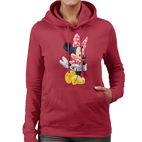 Disney Christmas Minnie Mouse Showing Off Her Shoes Women's Hooded Sweatshirt von Disney