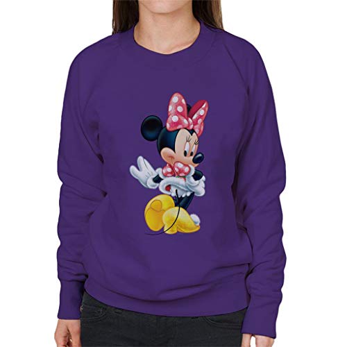 Disney Christmas Minnie Mouse Showing Off Her Shoes Women's Sweatshirt von Disney