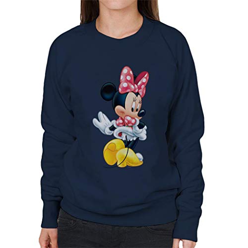 Disney Christmas Minnie Mouse Showing Off Her Shoes Women's Sweatshirt von Disney