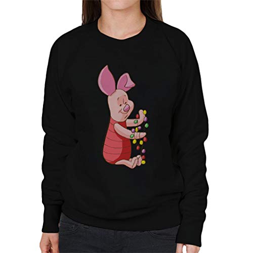 Disney Christmas Piglet Holding Festive Lights Women's Sweatshirt von Disney