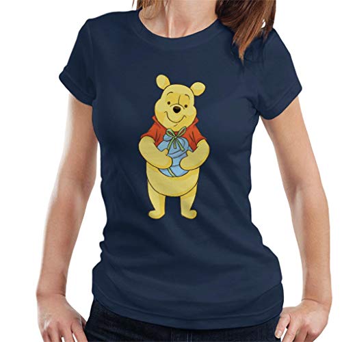 Disney Christmas Winnie The Pooh Holding Honey Pot Women's T-Shirt von Disney