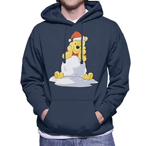 Disney Christmas Winnie The Pooh In The Snow Men's Hooded Sweatshirt von Disney