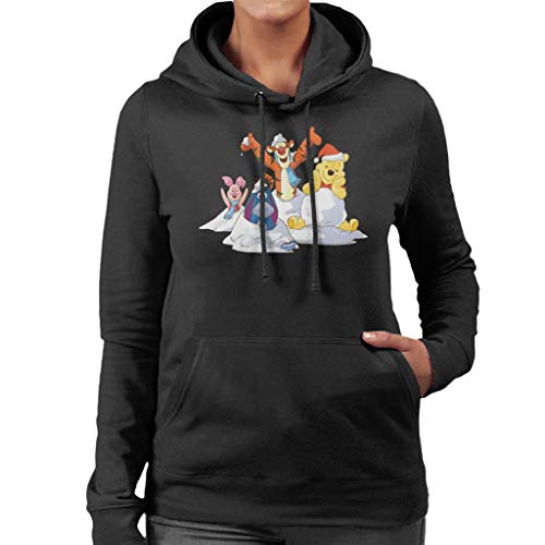 Disney Christmas Winnie The Pooh In The Snow with Friends Women's Hooded Sweatshirt von Disney