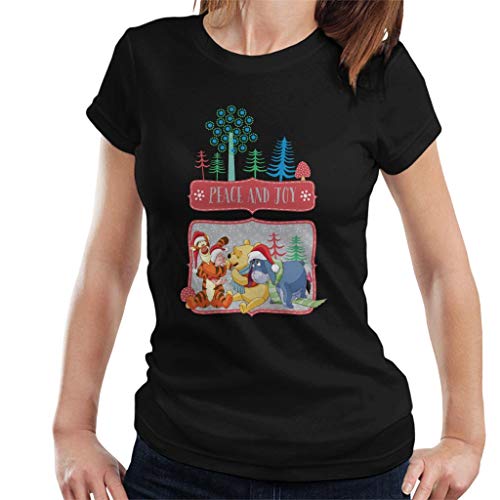 Disney Christmas Winnie The Pooh Peace and Joy Women's T-Shirt von Disney