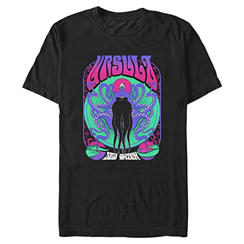 Disney Classics Unisex Villains-Ursula GIG Organic Short Sleeve T-Shirt, Black, XXL von Disney Classics