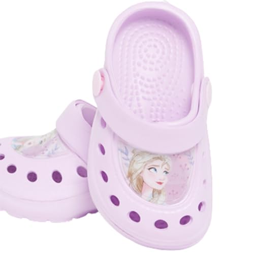 Disney Clog Die Eiskönigin für Mädchen Sandale, Rosa, 22 EU von Disney