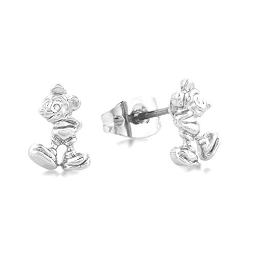 Disney Couture Ohrstecker Micky Maus versilbert von Disney