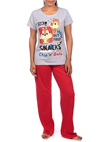 Disney Damen Chip 'N' Chap Schlafanzug Grau Large von Disney