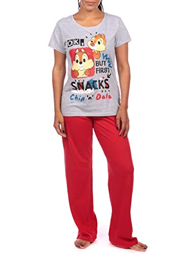 Disney Damen Chip 'N' Chap Schlafanzug Grau Medium von Disney